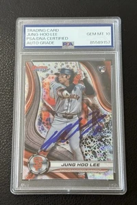 2024 Bowman Best Jung-Hoo Lee Refractor GEM MINT PSA 10 Auto #57 Rookie Card RC - Picture 1 of 1