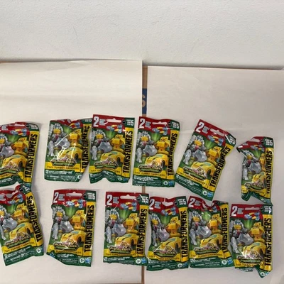 Transformers Bumblebee  Cyberverse Set Of 12 Tiny Turbo Changers Series 5 New - Image 1 of 2