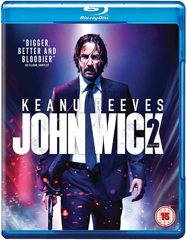 John Wick Chapter 2 Blu-ray Digital Download 2017 Region