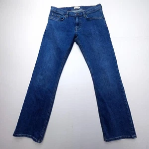 Tecovas Slim Jeans Mens 33 x 30 Medium Blue Stretch Premium Denim Straight - Picture 1 of 10