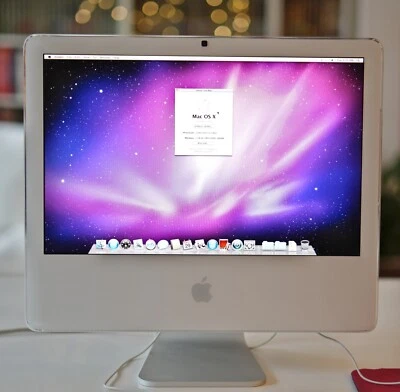 Apple iMac White 20" Display 2GHz Intel Core Duo 2GB-RAM 250GB-HD MA200LL A1174 - Bild 1 von 4