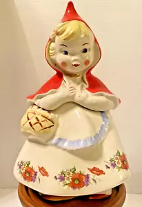 Biscottiera Cappuccetto Rosso 135889 Vintage Ceramica Conservazione USA - Foto 1 di 16