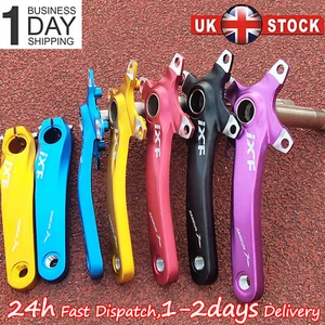 UK 170mm Crankset Crank Arm MTB Mountain Bike 104BCD Chainset Bottom Bracket BB - Picture 1 of 15
