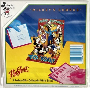 MICKEY'S CHORUS 3D Pop-Up Birthday Greeting Card PopShots NEW DPS-227 Disney - Picture 1 of 3