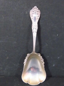 Sterling Vintage Watson & Newell Pat 1896 JERMYN SUGAR SPOON 4 1/2" No Mono - Picture 1 of 5