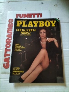 Playboy Italienische Ausgabe Sofia Loren + Poster März 1977 Sehr Gut - Bild 1 von 4