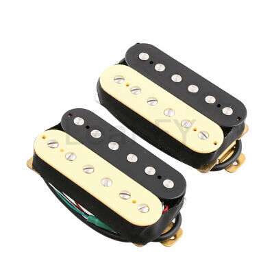Humbucker Pickup Set ALNICO 2 Magnets Vintage Output Four Conductor Wire IVBK • 18.45€