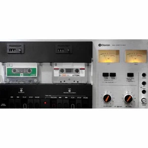 Clarion MD-8080A Dual Stereo Cassette Deck Player Recorder 1977 VINTAGE JAPAN - Picture 1 of 10