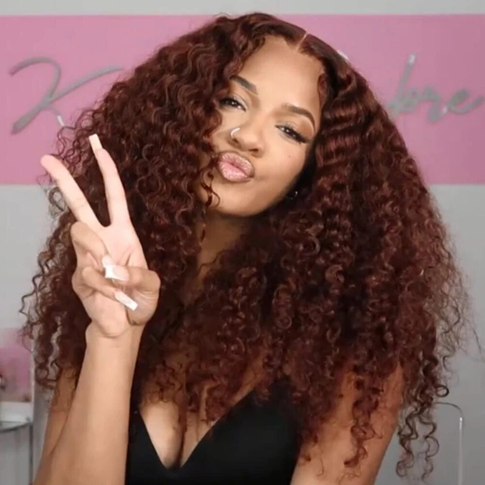 Unice Brazilian Wrap Wigs Afro Kinky Curly Human Hair Headband Wig for Women 6"