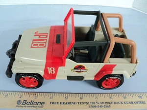Mattel 2018 Jurassic Park Jeep  # 18 Push Toy 9" Long - Picture 1 of 7