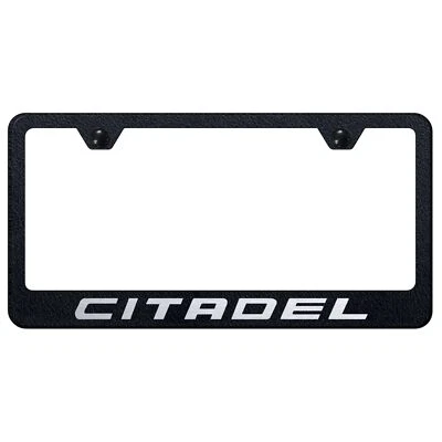Dodge Citadel Laser Etched Logo Stainless Steel License Plate Frame - Image 1 of 2