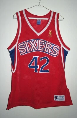 Camiseta deportiva auténtica Champion Philadelphia 76ers Sixers Jerry Stackhouse #42 44 Foto 1 de 4