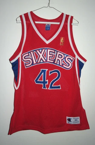 Authentic Champion Philadelphia 76ers Sixers Jerry Stackhouse Jersey #42 44 Cover