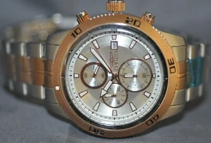 Invicta Men's Specialty Chronograph Silver Dial Two Tone Steel Watch 17442 - Picture 1 of 5
