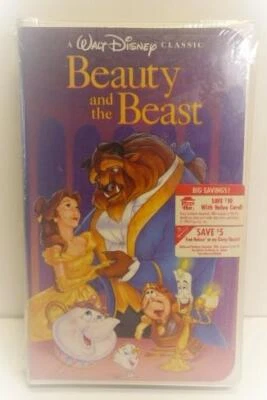 1992 BRAND NEW FACTORY SEALED WALT DISNEY CLASSIC VHS Tape "BEAUTY&THE BEAST" - Image 1 of 4