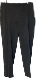 Pantalón para mujer Talbots Heritage talla 12 gris carbón elástico con cremallera lateral pierna recta - Imagen 1 de 11