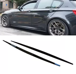 Side Skirts For Bmw 1 Series F20 F21 LCI 15-18 Gloss Black M Performance - Picture 1 of 2