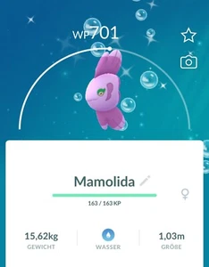 ✨#594 Shiny Mamolida Pokémon Go✨ - Bild 1 von 2