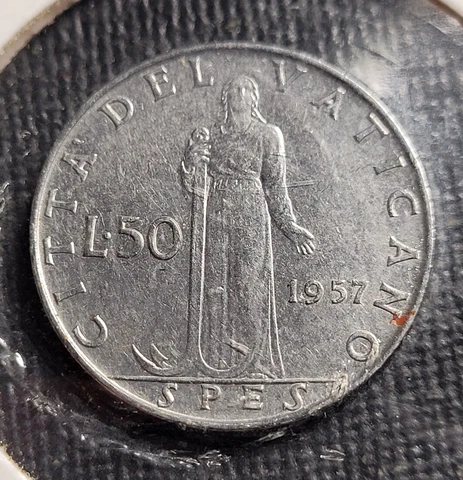 Vatican City  50 Lira 1957 Cover