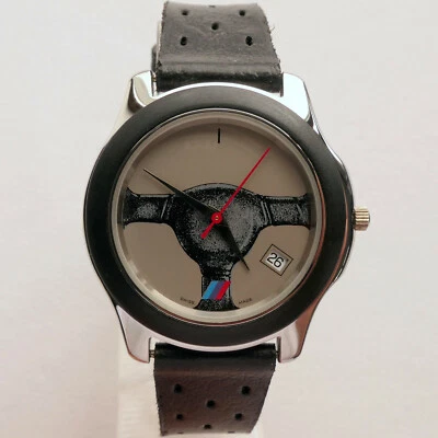 BMW M Power M3 E30 Motorsport Racing Technik Steering Wheel Car Accessory Watch - Image 1 of 4