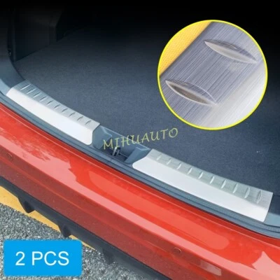 Protector de entrada de equipaje de alféizar de maletero de acero para Subaru Crosstrek 2024-2025 Foto 1 de 4