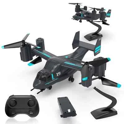 LM19 Osprey 4K Camera WiFi RC Plane 2.4G 4CH 1080P Drone Helicopter Fixed Height - Image 1 of 4
