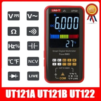 UNI-T UT121A UT121B UT122 Digital Multimeter Voltage Frequency Dual Display - Image 1 of 4