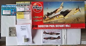 1/48 AIRFIX BOULTON PAUL DEFIANT + ACCESSORI COME DA FOTO - Imagen 1 de 2