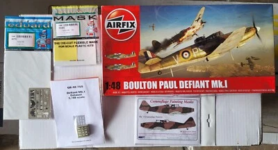 1/48 AIRFIX BOULTON PAUL DEFIANT + ACCESSORI COME DA FOTO - Immagine 1 di 2