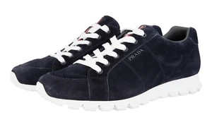 SCARPE PRADA LUSSO 4E3233 BLEU NUOVE 6,5 40,5 41 - Imagen 1 de 11