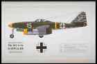 Metal Sign 419028 Messerschmitt Me 262 A 1a Schwalbe A4 12x8 Aluminium