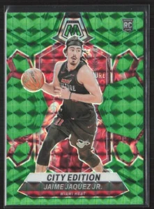 2023 Panini Mosaic Jaime Jaquez Jr #280 City Edition Green Prizm Rookie Card RC - Picture 1 of 2