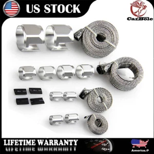 Braided Stainless Hoses Vacuum Steel Radiator Oil Line Heater Fuel Cover Sleeve - Picture 1 of 12