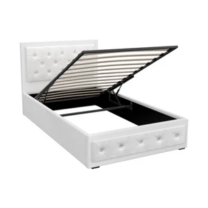 Artiss TIYO King Single Size Gas Lift Bed Frame Base With Storage Mattress White - Picture 1 of 7