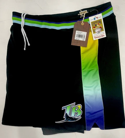 MITCHELL & NESS MLB COOPERSTOWN COLLECTION TAMPA BAY RAYS SHORTS New $125 Cover