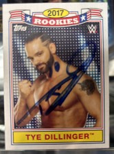 Tye Dillinger Topps  Autographed Card