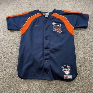 Vintage 90s Magglio Ordóñez Nike Detroit Tigers Jersey Boys Large Streetwear - Picture 1 of 12