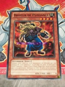Carte YU GI OH BRISEUR DE PUISSANCE WGRT-FR037 x 3 - Picture 1 of 1