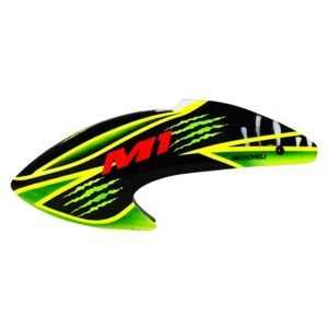 Microheli Aerógrafo Fibra de Vidrio Verde Toldo Arañazos -?OMP HOPPY M1 / EVO - Imagen 1 de 3