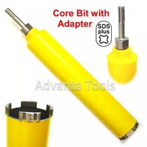 6” Dry Diamond Core Bit 4 Reinforced Concrete w/ Rebar + SDS Plus Adapter - Picture 1 of 7