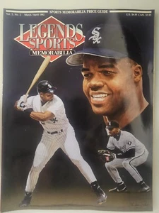 Frank Thomas on Cover 1992 Legends Sports Memorabilia Magazine W/Cards - Picture 1 of 3
