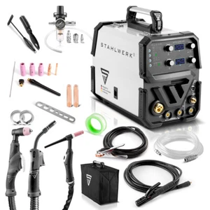 STAHLWERK CTM-250 ST Kombi-Schweißgerät WIG + MIG MAG+ MMA E-Hand + CUT Plasma - Bild 1 von 9