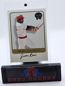 2001 Fleer Greats of the Game Autographs JIM RICE Auto RED SOX