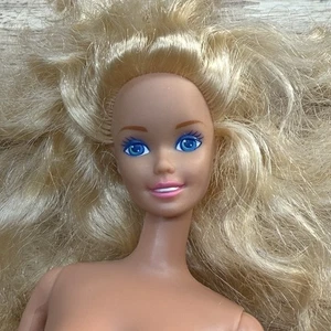 1976 Superstar Barbie blonde China TNT Puppe nude blaue Augen Höschen Vintage - Bild 1 von 21