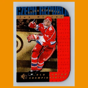 Tarjeta de hockey Jan Hlavac Rookie #158 1994-95 SP troquelada República Checa NHL - Imagen 1 de 3