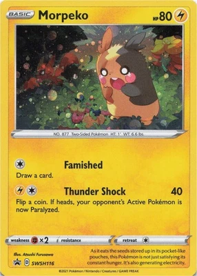 Pokemon - Morpeko #SWSH116 - SWSH: Sword & Shield Promo Cards Holo - Image 1 of 2