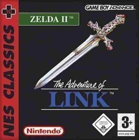 GameBoy Advance Legend of Zelda 2: Adventure of Link [NES Classics] Modul