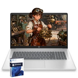 HP 17.3" Laptop computer Win11Pro 2.7 GHz~4.3 GHz  Ryzen 5-7430U 32GB RAM 512GB - Picture 1 of 6