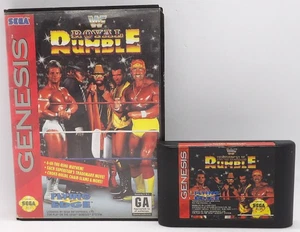 WWF Royal Rumble - Sega Genesis, 1993 Authentic In case No manual Tested - Picture 1 of 2