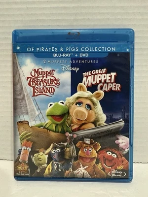 The Muppets The Great Muppet Caper / Muppet Treasure Island (Blu-ray/DVD, 2013) Foto 1 de 3